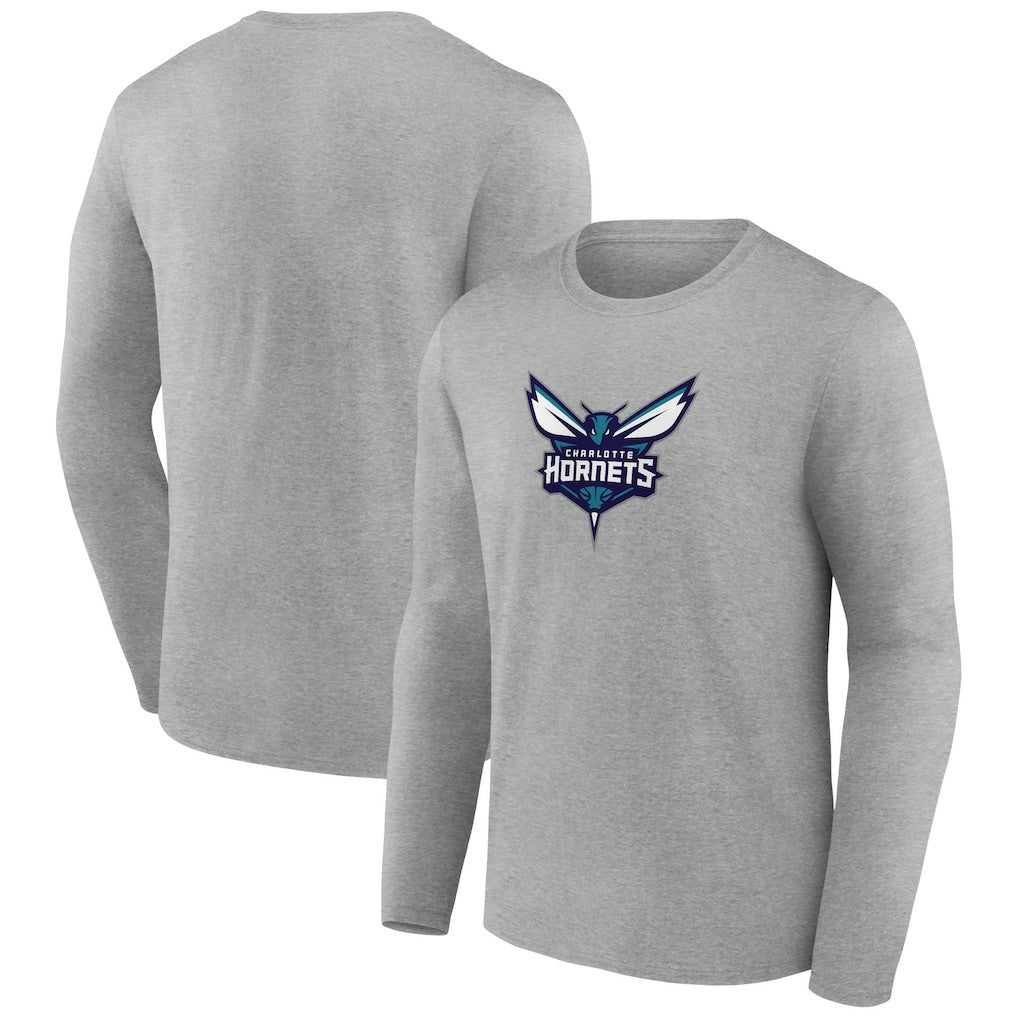 Charlotte Hornets Primary Team Logo Long Sleeve T-Shirt