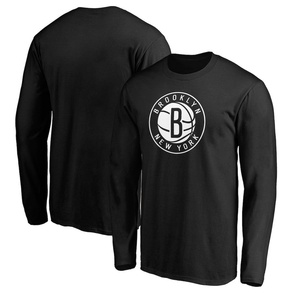 Brooklyn Nets Primary Team Logo Long Sleeve T-Shirt
