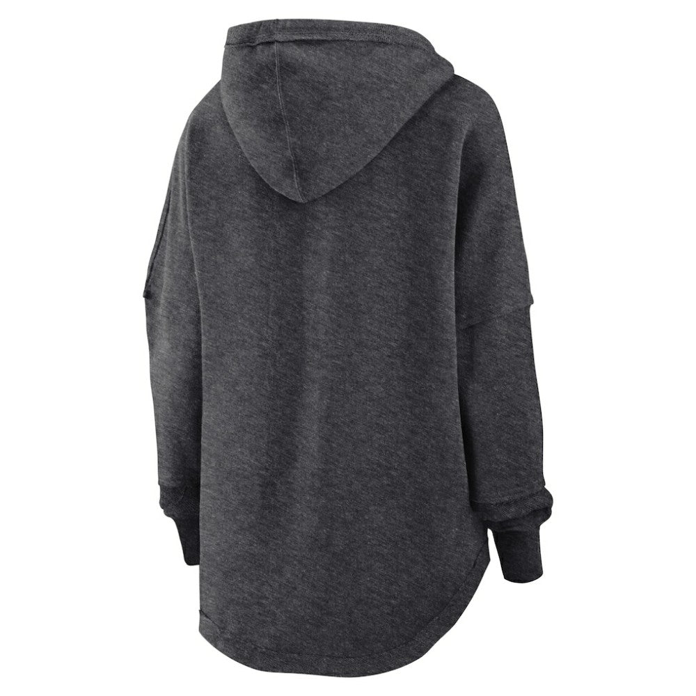 Heather Charcoal San Francisco Giants Fanatics Women's Luxe Pullover Hoodie