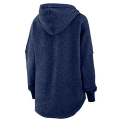 Heather Navy Houston Astros Fanatics Women's Luxe Pullover Hoodie