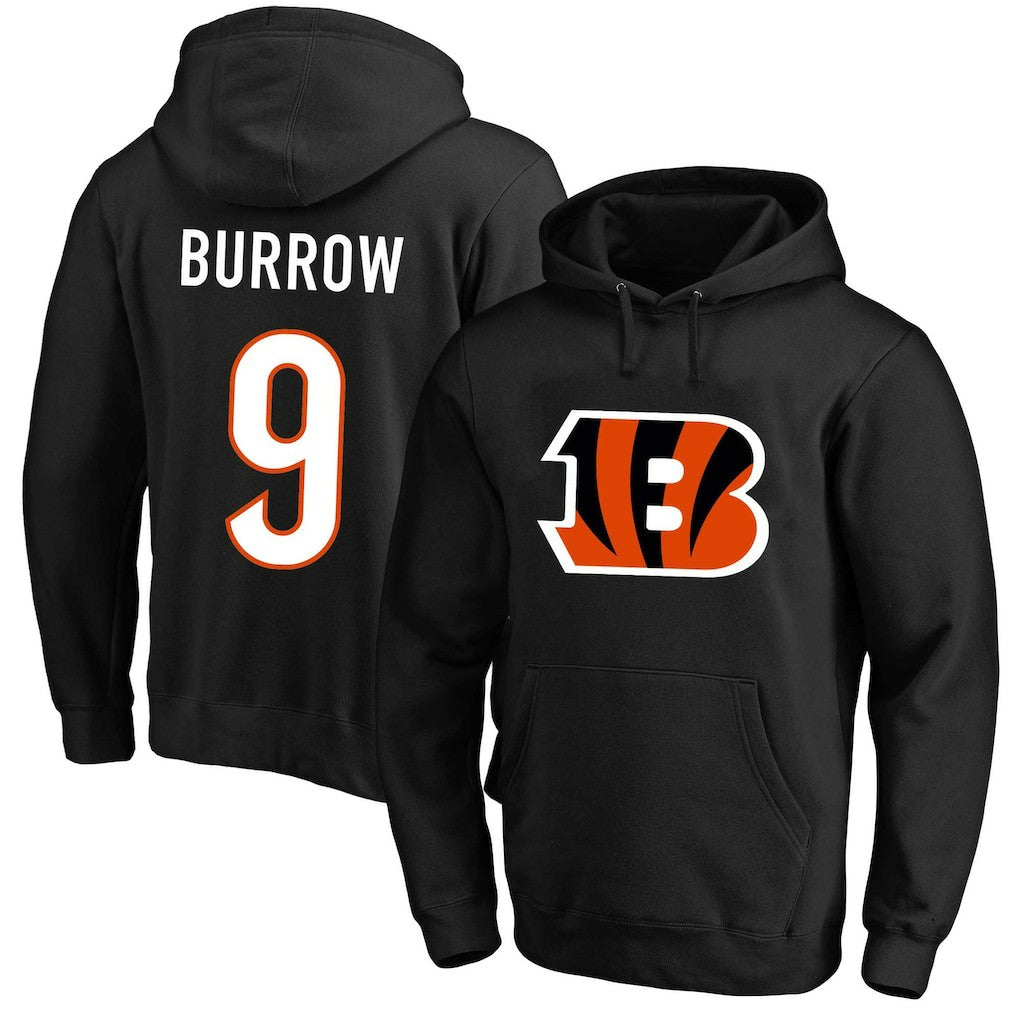Joe Burrow  Big & Tall Fleece Name & Number Pullover Hoodie - Cincinnati Bengals Hoodies