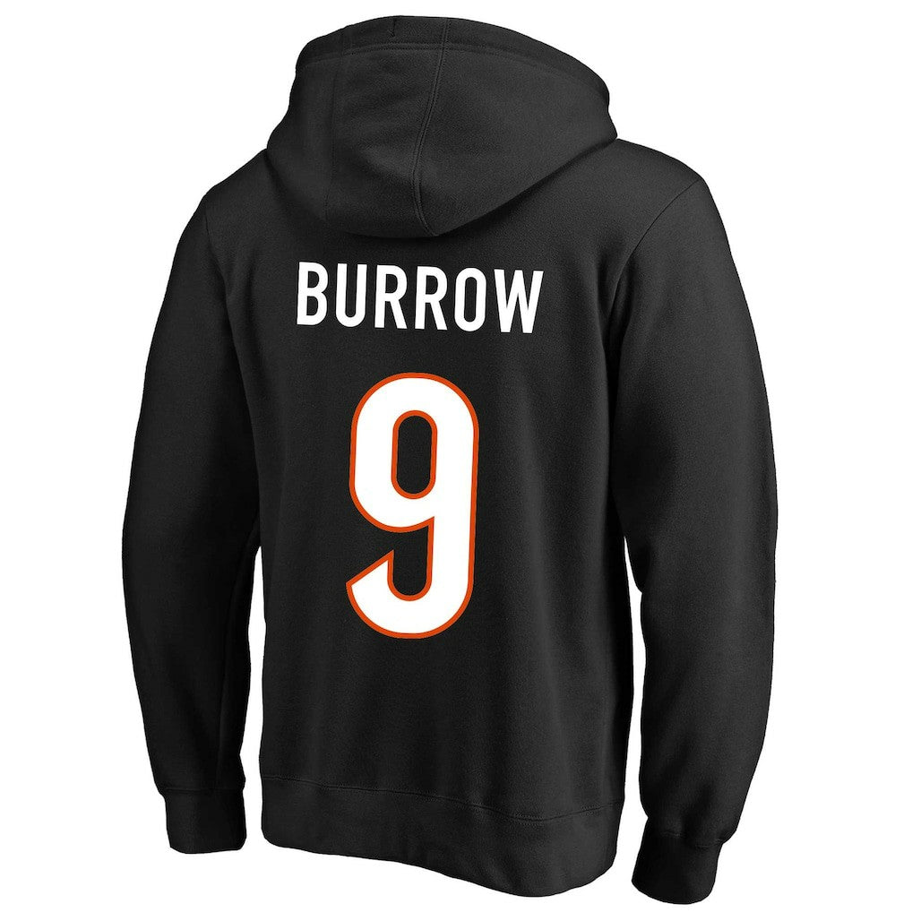 Joe Burrow  Big & Tall Fleece Name & Number Pullover Hoodie - Cincinnati Bengals Hoodies