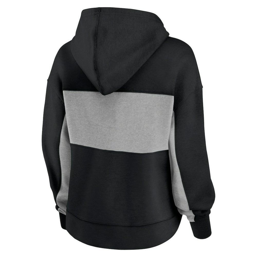 Women's Filled Stat Sheet Lighweight Modest Crop Hoodie - Carolina Panthers Hoodies