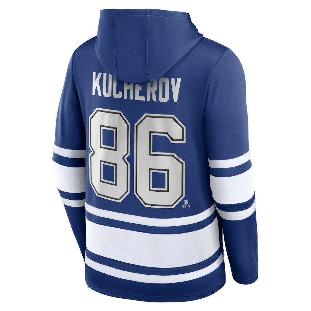 NHL Nikita Kucherov Tampa Bay Lightning Fanatics Name & Number Lace-Up Pullover Hoodie
