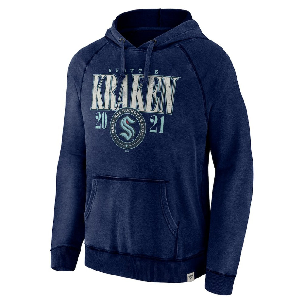 NHL Seattle Kraken Fanatics Shoulder-To-Shoulder Raglan Pullover Hoodie