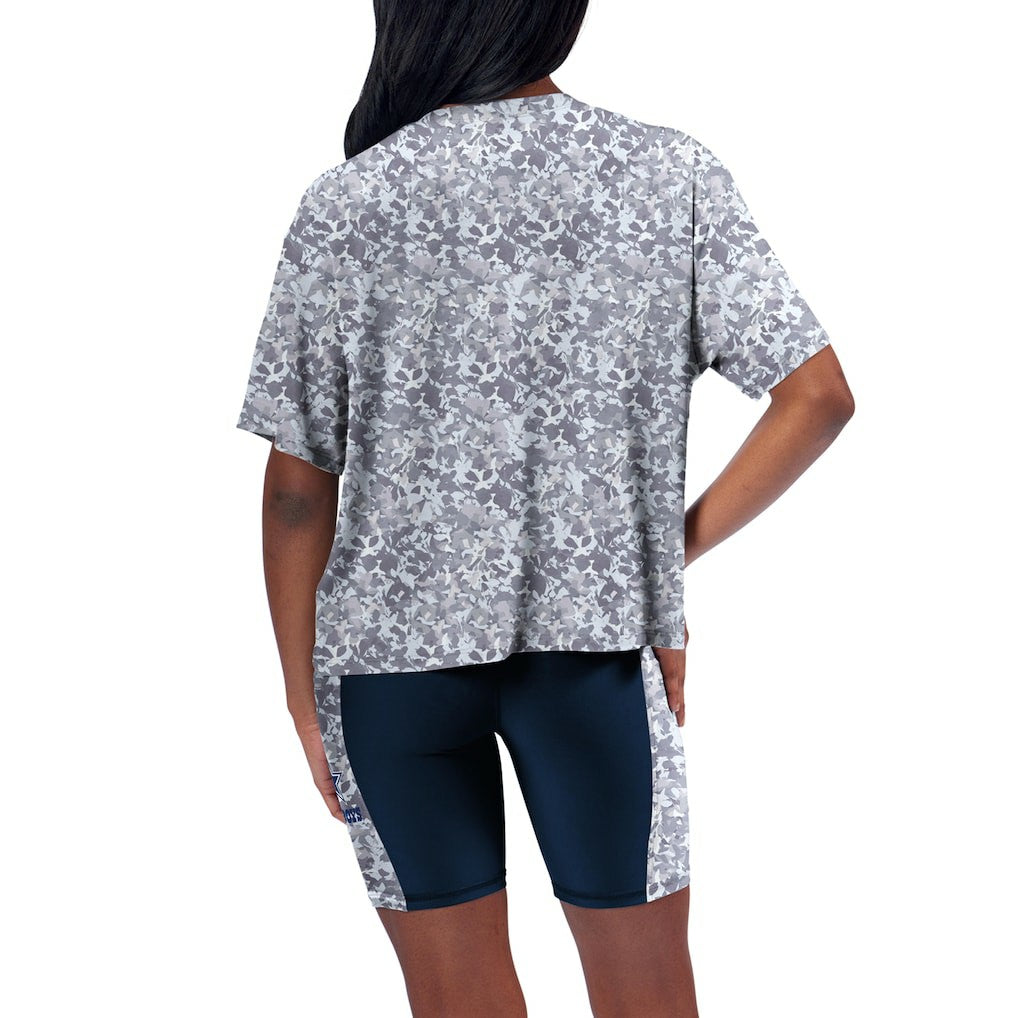 Certo Women's Cropped Turnout T-Shirt - Dallas Cowboys T-shirts