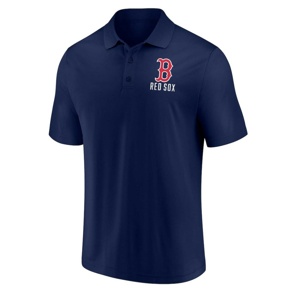 Navy/White Boston Red Sox Fanatics Two-Pack Logo Lockup Polo Set