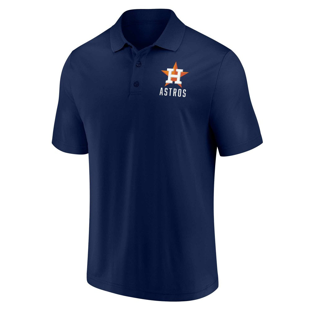 Navy/White Houston Astros Fanatics Two-Pack Logo Lockup Polo Set