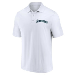 Navy/White Seattle Mariners Fanatics Two-Pack Logo Lockup Polo Set