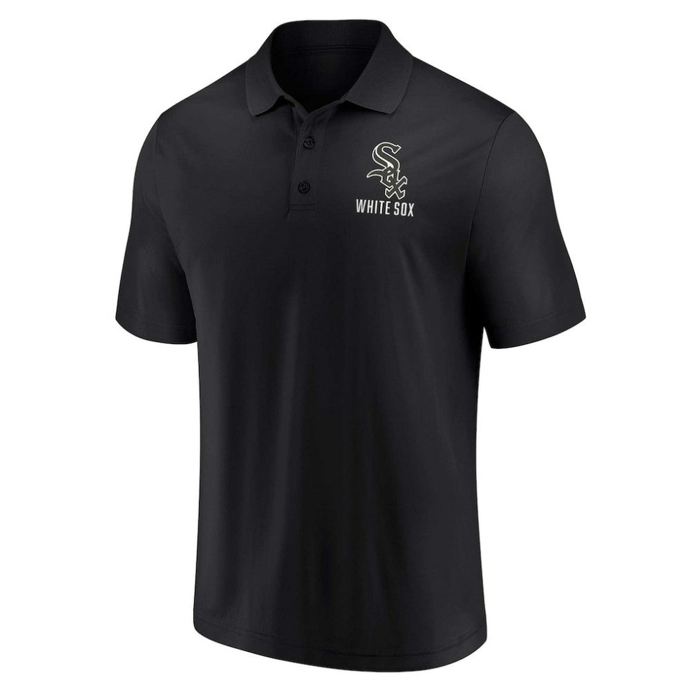 Black/White Chicago White Sox Fanatics Two-Pack Logo Lockup Polo Set