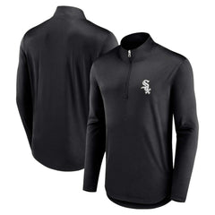 Black Chicago White Sox Fanatics Quarterback Quarter-Zip Top
