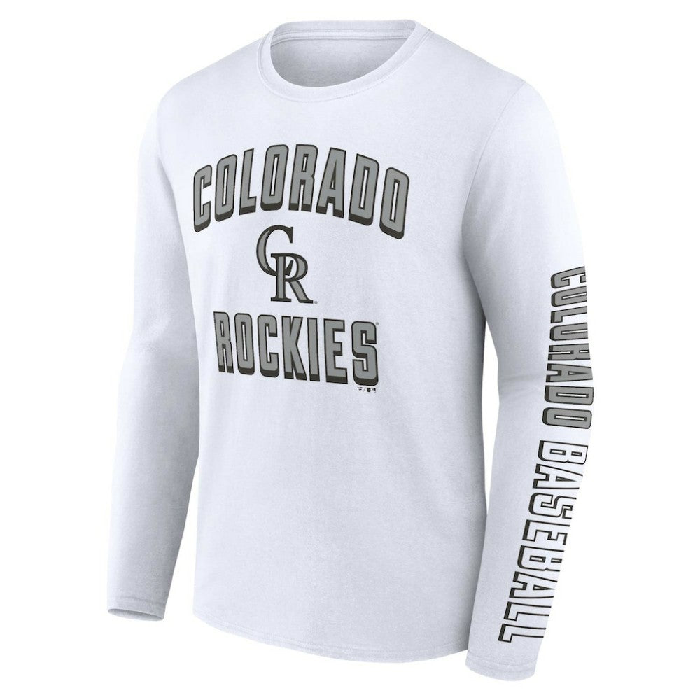 Black/White Colorado Rockies Fanatics Two-Pack Combo T-Shirt Set
