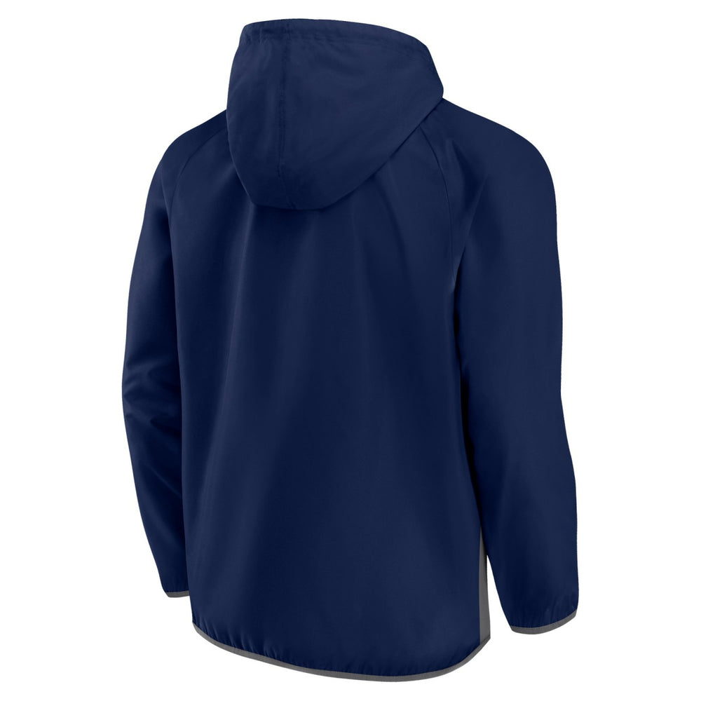 Fanatics Memphis Grizzlies Anorak Flagrant Foul Color-Block Raglan Hoodie Half-Zip Jacket