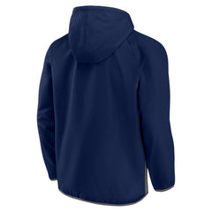 Fanatics Memphis Grizzlies Anorak Flagrant Foul Color-Block Raglan Hoodie Half-Zip Jacket