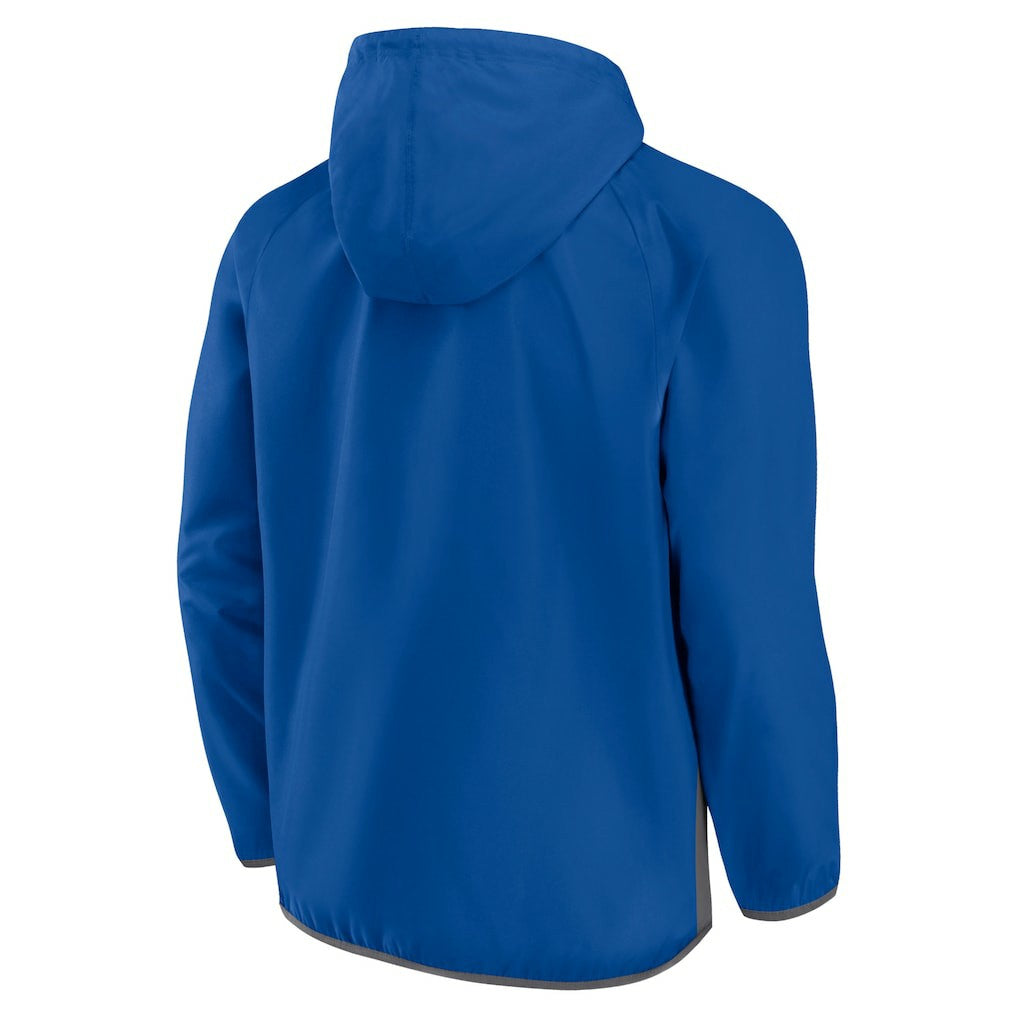 Fanatics Dallas Mavericks Anorak Flagrant Foul Color-Block Raglan Hoodie Half-Zip Jacket sale