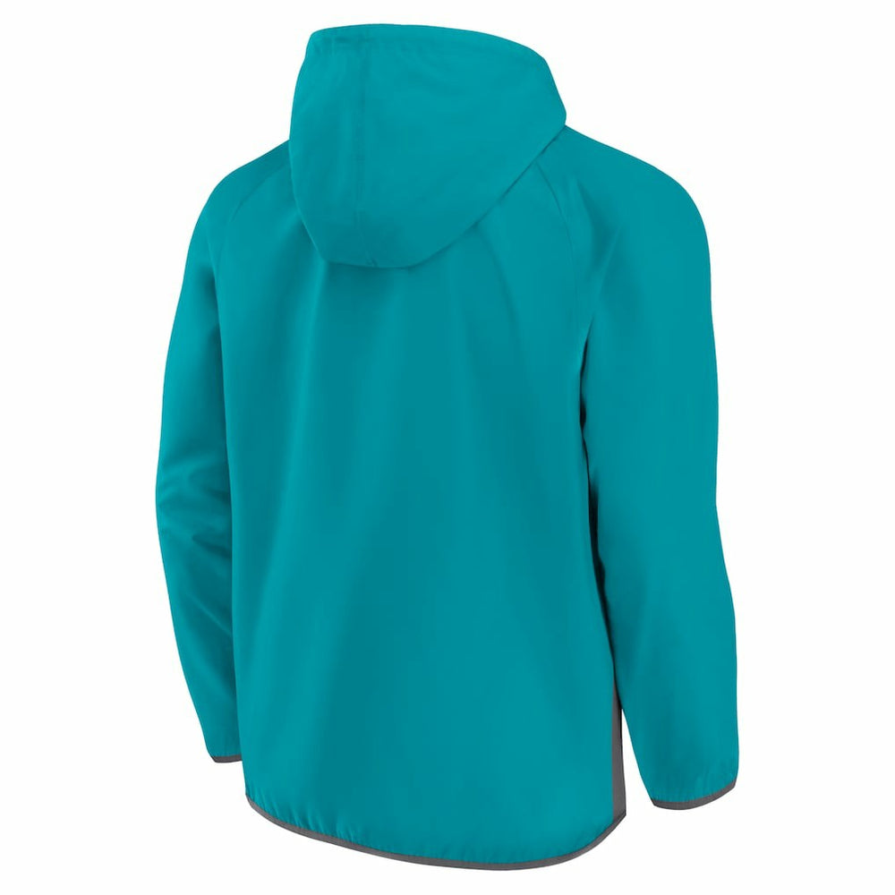 Fanatics Charlotte Hornets Anorak Flagrant Foul Color-Block Raglan Hoodie Half-Zip Jacket
