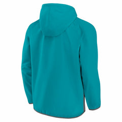 Fanatics Charlotte Hornets Anorak Flagrant Foul Color-Block Raglan Hoodie Half-Zip Jacket