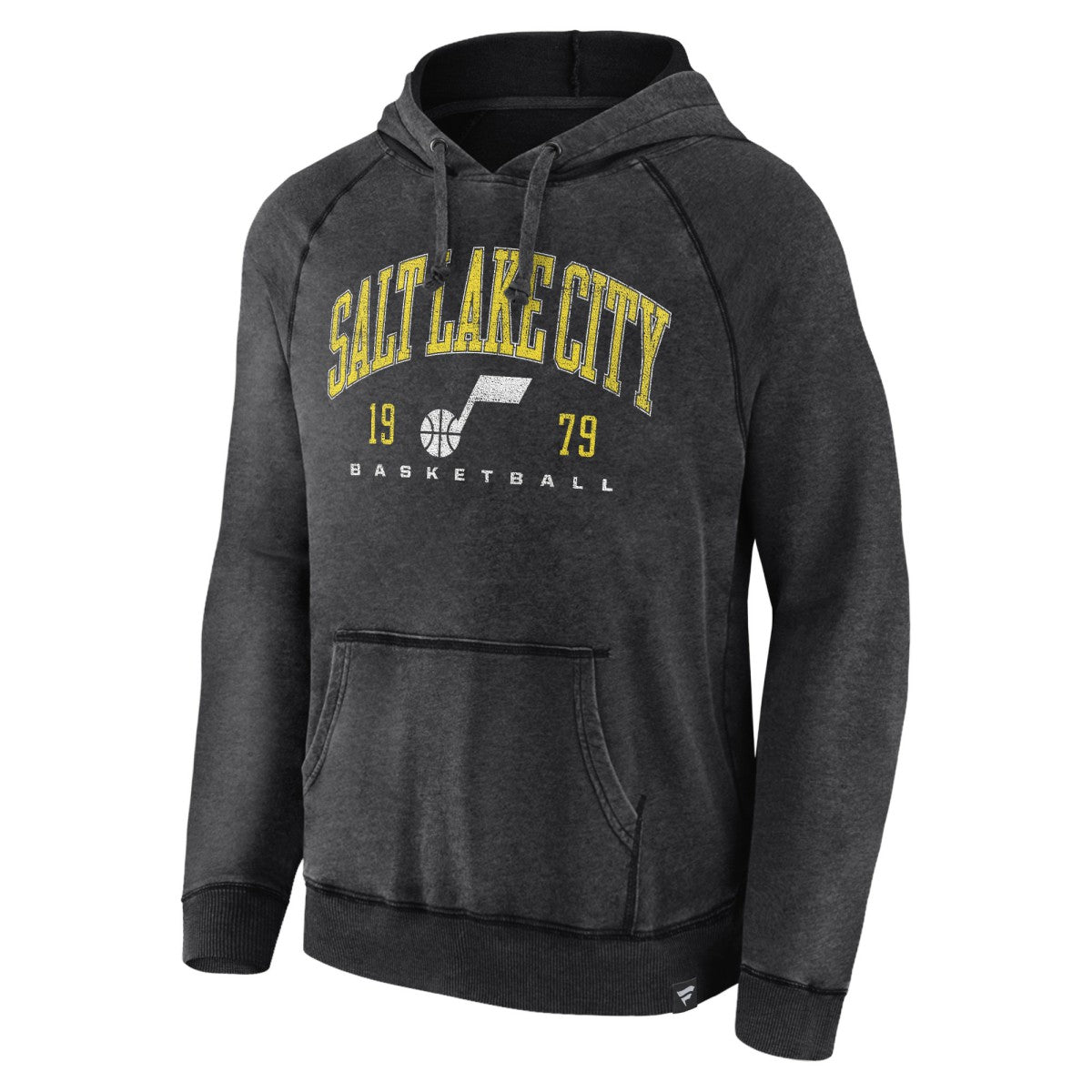 Fanatics Utah Jazz Foul Trouble Snow Wash Raglan Pullover Hoodie