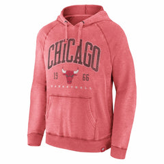 Fanatics Chicago Bulls Foul Trouble Snow Wash Raglan Pullover Hoodie
