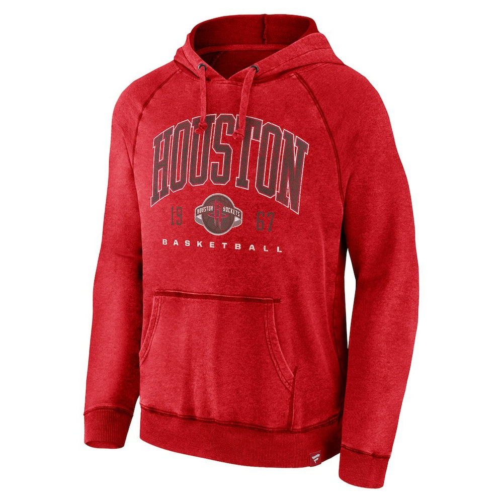 Fanatics Houston Rockets Foul Trouble Snow Wash Raglan Pullover Hoodie sale