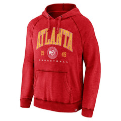 Fanatics Atlanta Hawks Foul Trouble Snow Wash Raglan Pullover Hoodie