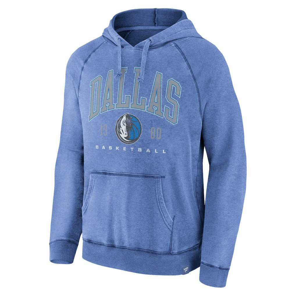 Fanatics Dallas Mavericks Foul Trouble Snow Wash Raglan Pullover Hoodie sale
