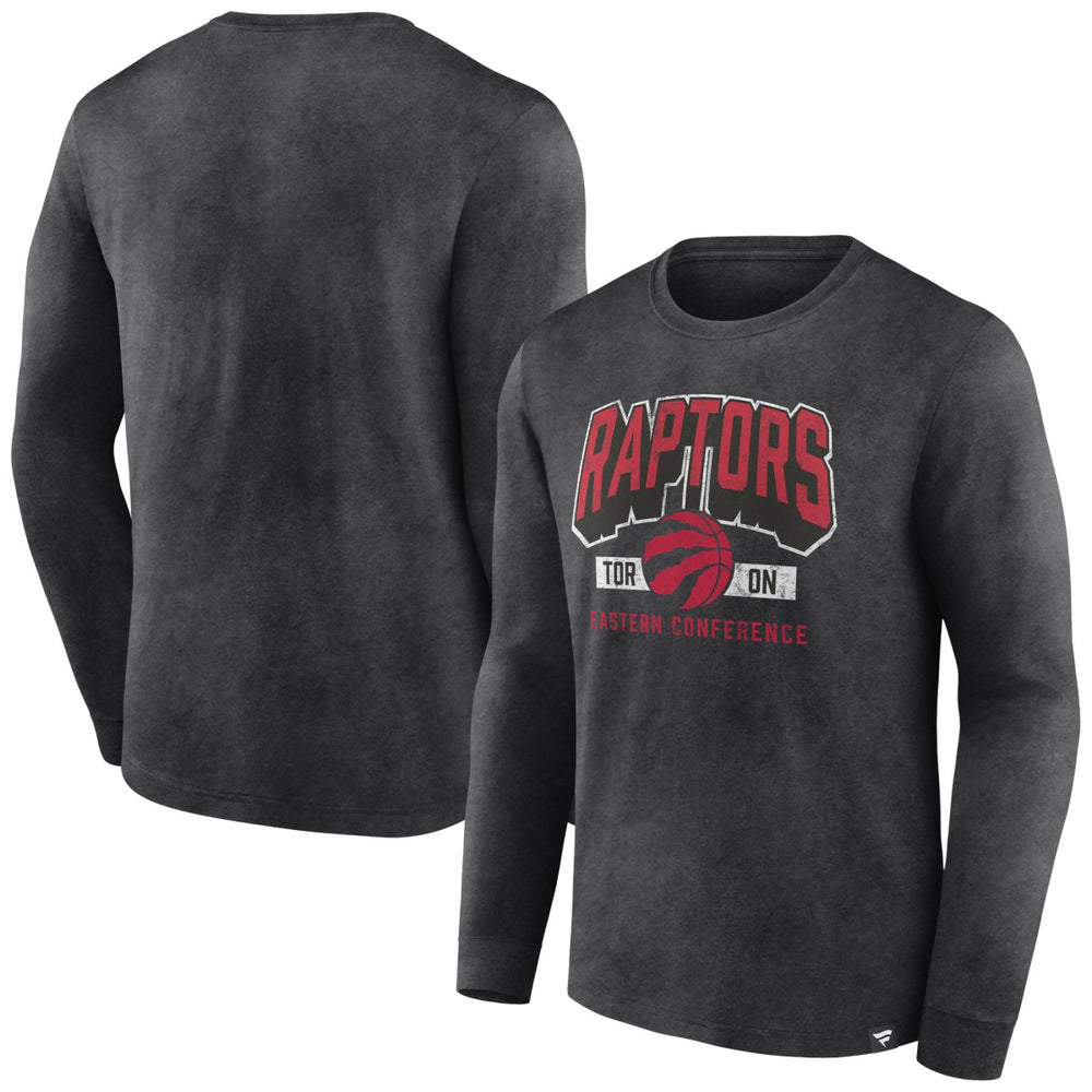 Fanatics Toronto Raptors Front Court Press Snow Wash Long Sleeve T-Shirt