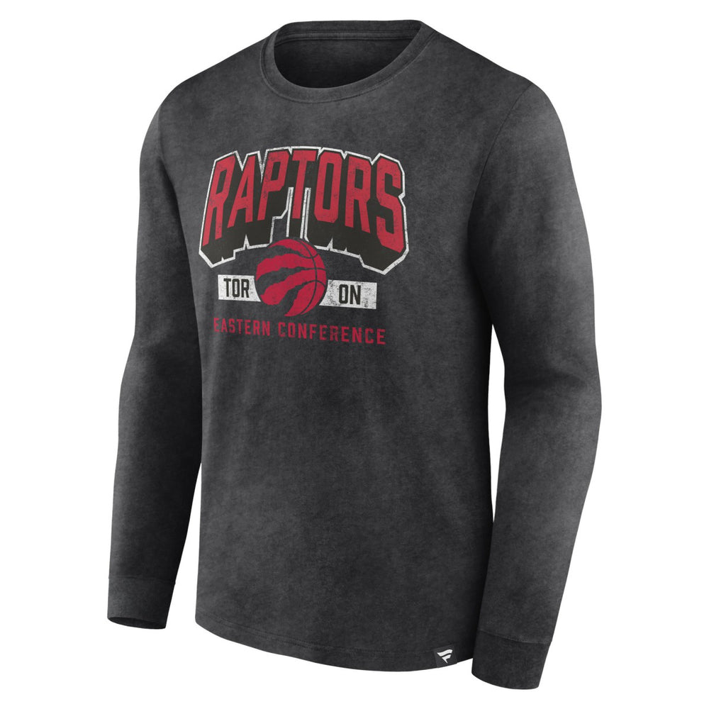 Fanatics Toronto Raptors Front Court Press Snow Wash Long Sleeve T-Shirt