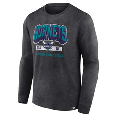 Fanatics Charlotte Hornets Front Court Press Snow Wash Long Sleeve T-Shirt