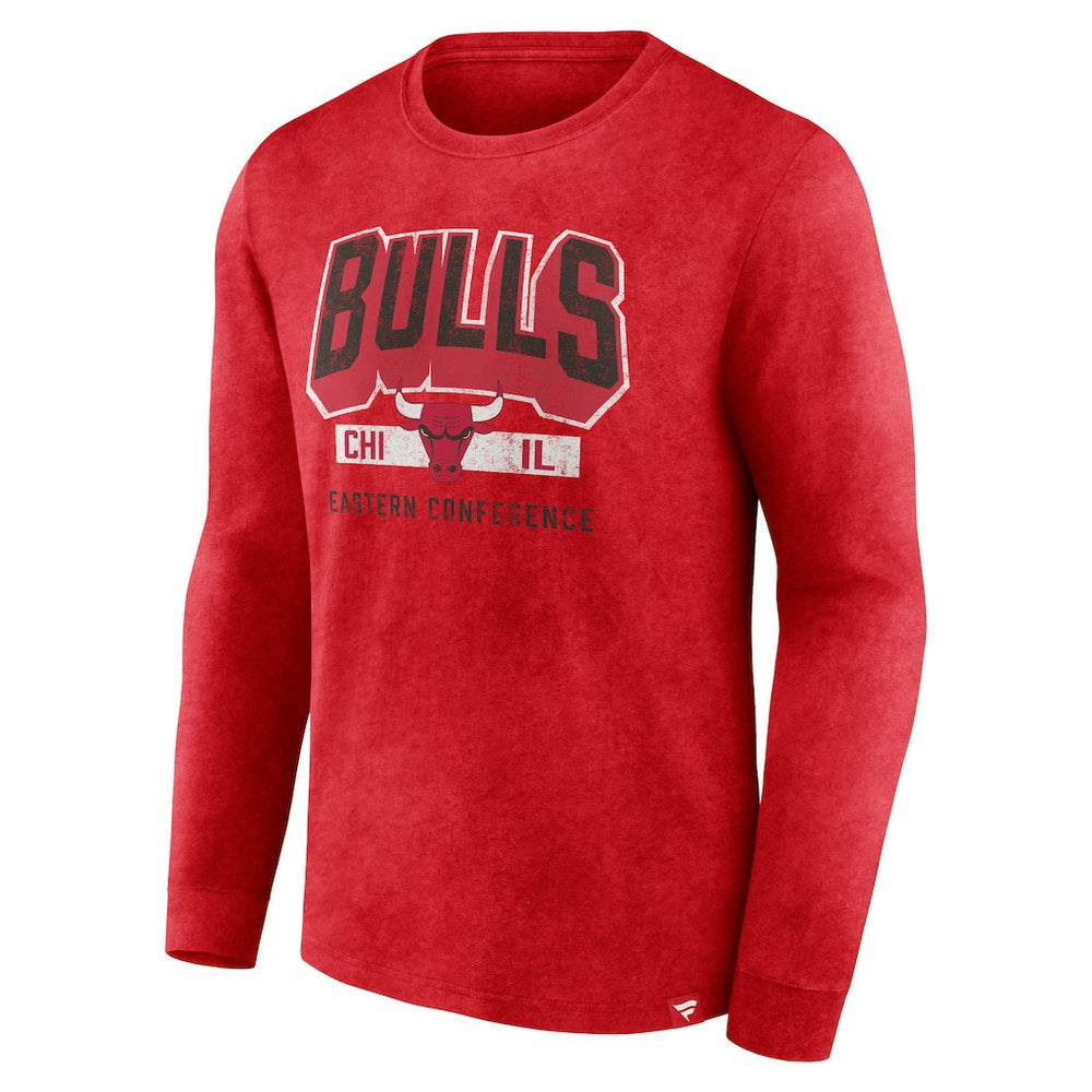 Fanatics Chicago Bulls Front Court Press Snow Wash Long Sleeve T-Shirt sale