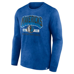 Fanatics Dallas Mavericks Front Court Press Snow Wash Long Sleeve T-Shirt sale