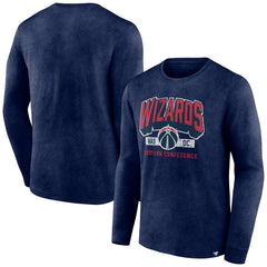 Fanatics Washington Wizards Front Court Press Snow Wash Long Sleeve T-Shirt