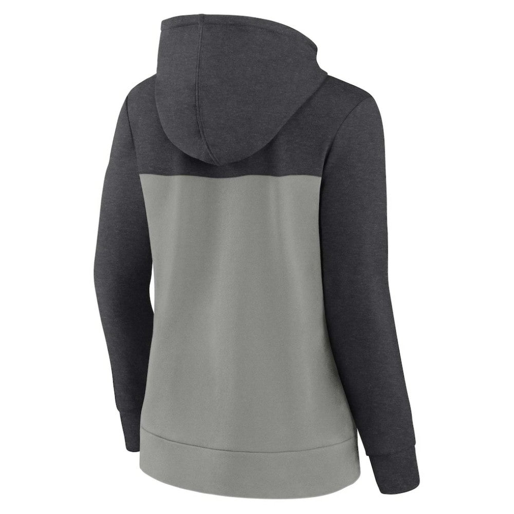 Heather Charcoal/Gray Chicago White Sox Fanatics Women's City Ties Hoodie Full-Zip Sweatshirt