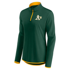 Green Athletics Fanatics Women's Corner Quarter-Zip Top