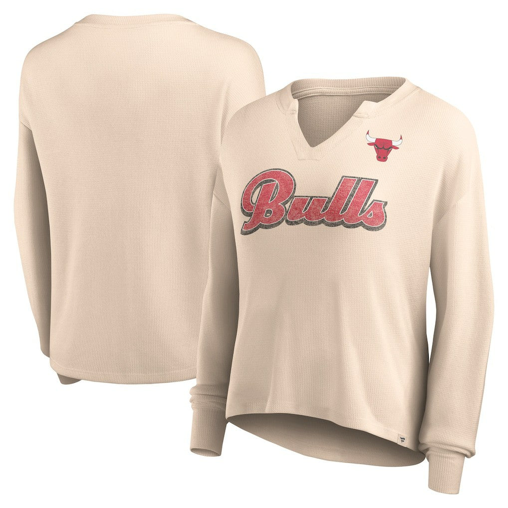Fanatics Chicago Bulls Women's Go For It Long Sleeve Notch Neck T-Shirt sale