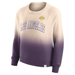 Fanatics Los Angeles Lakers Women's Lounge Arch Raglan Pullover Sweatshirt