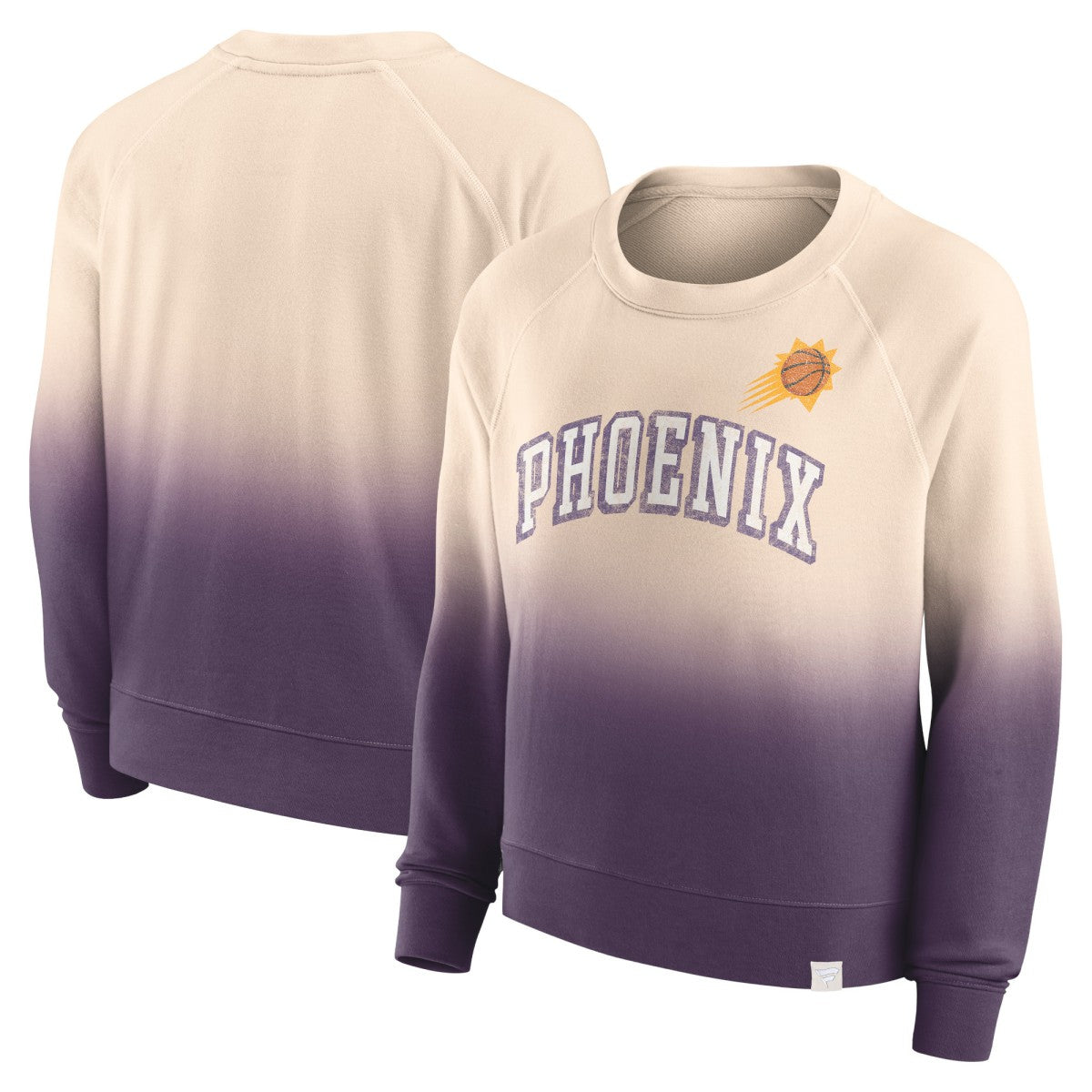 Fanatics Phoenix Suns Women's Lounge Arch Raglan Pullover Sweatshirt