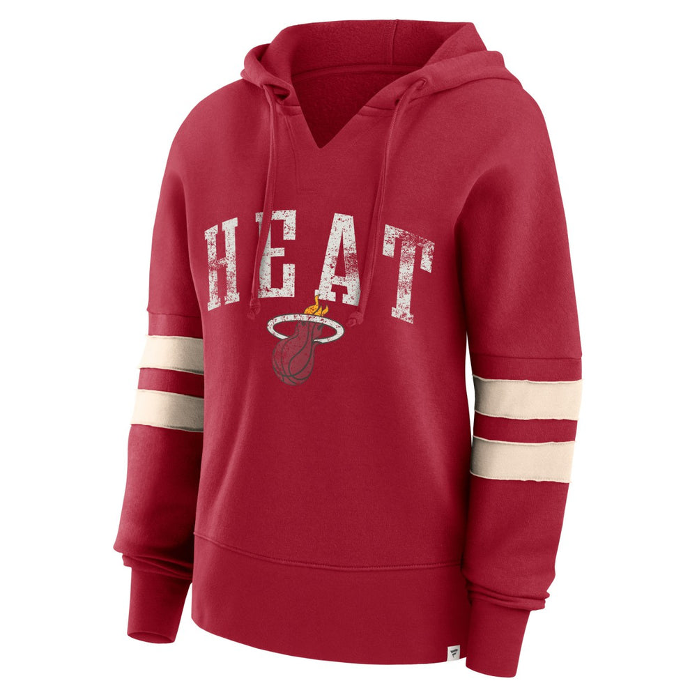 Fanatics Miami Heat Women's Bold Move Dolman V-Neck High Hip Hoodie