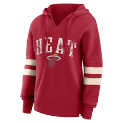 Fanatics Miami Heat Women's Bold Move Dolman V-Neck High Hip Hoodie