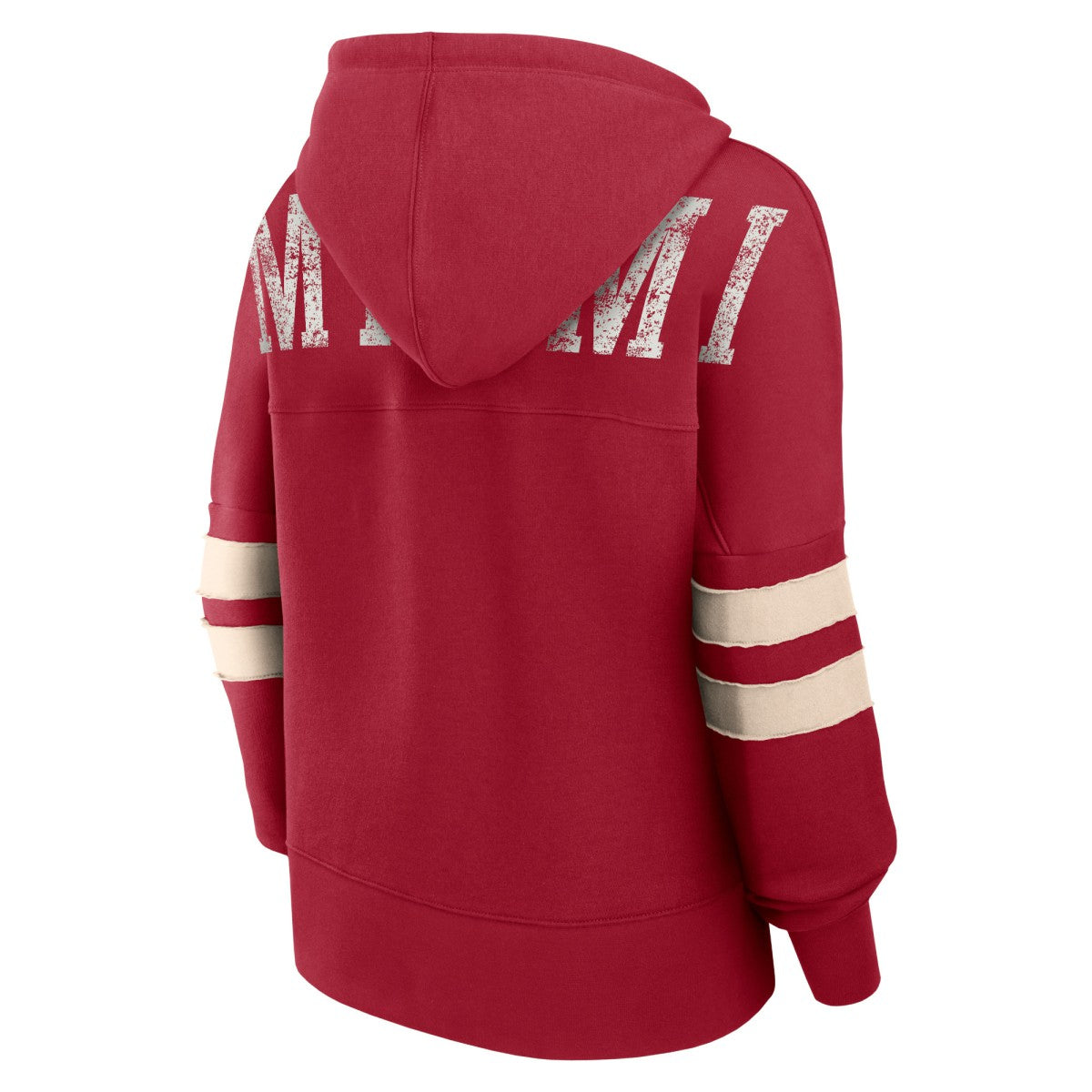 Fanatics Miami Heat Women's Bold Move Dolman V-Neck High Hip Hoodie