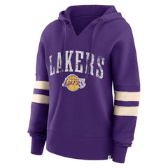 Fanatics Los Angeles Lakers Women's Bold Move Dolman V-Neck High Hip Hoodie