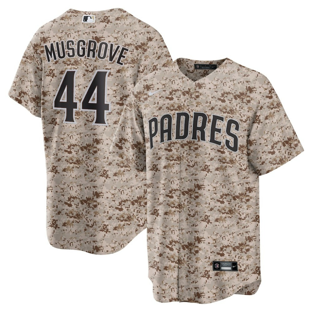 Camo Joe Musgrove San Diego Padres Nike USMC Alternate Replica Player Jersey