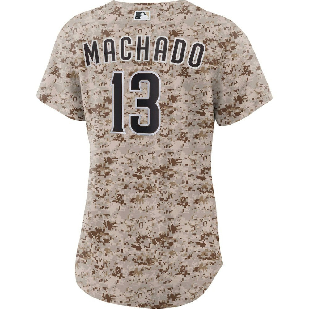 Camo Manny Machado San Diego Padres Nike Women's USMC Alternate Replica Player Jersey