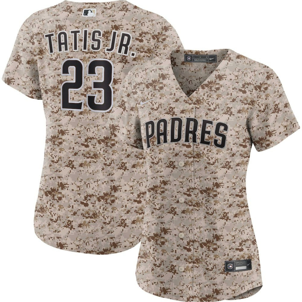 Camo Fernando Tatis Jr. San Diego Padres Nike Women's USMC Alternate Replica Player Jersey