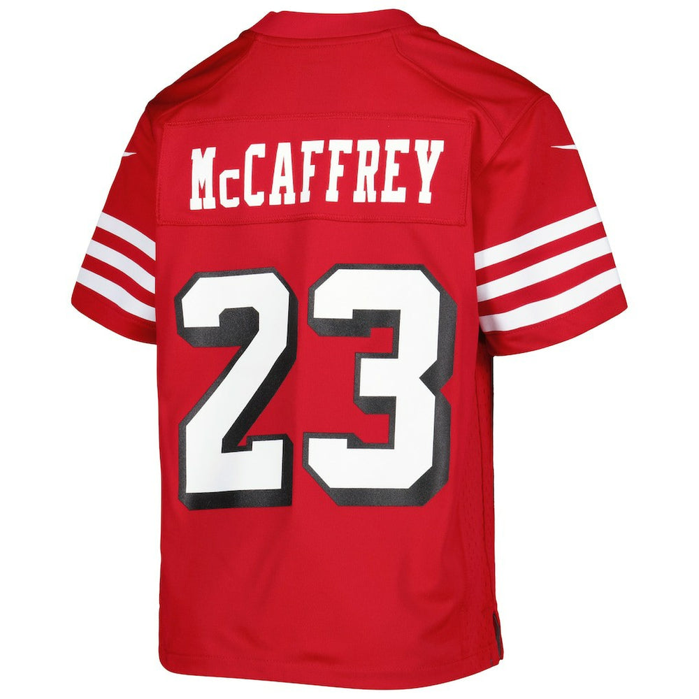 Christian McCaffrey  Youth Game Jersey - San Francisco 49ers Jerseys