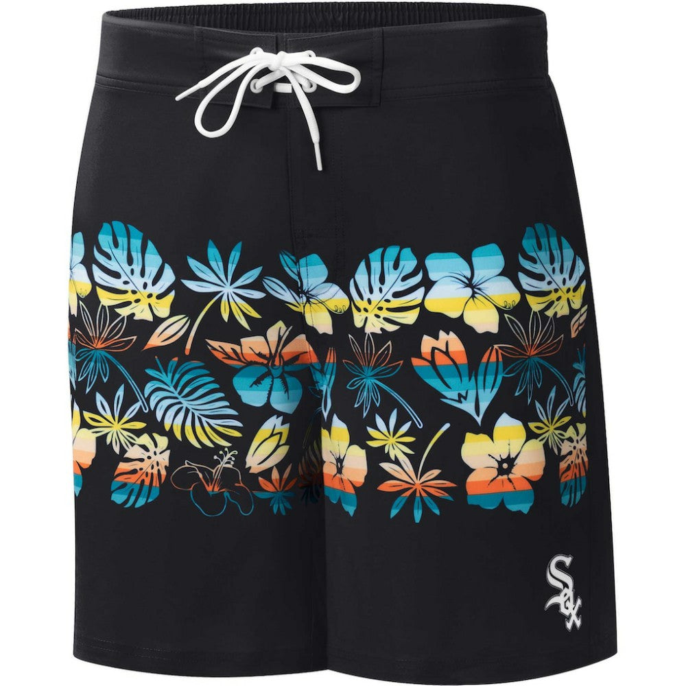 Black Chicago White Sox G-III Sports by Carl Banks Breeze Volley Swim Shorts