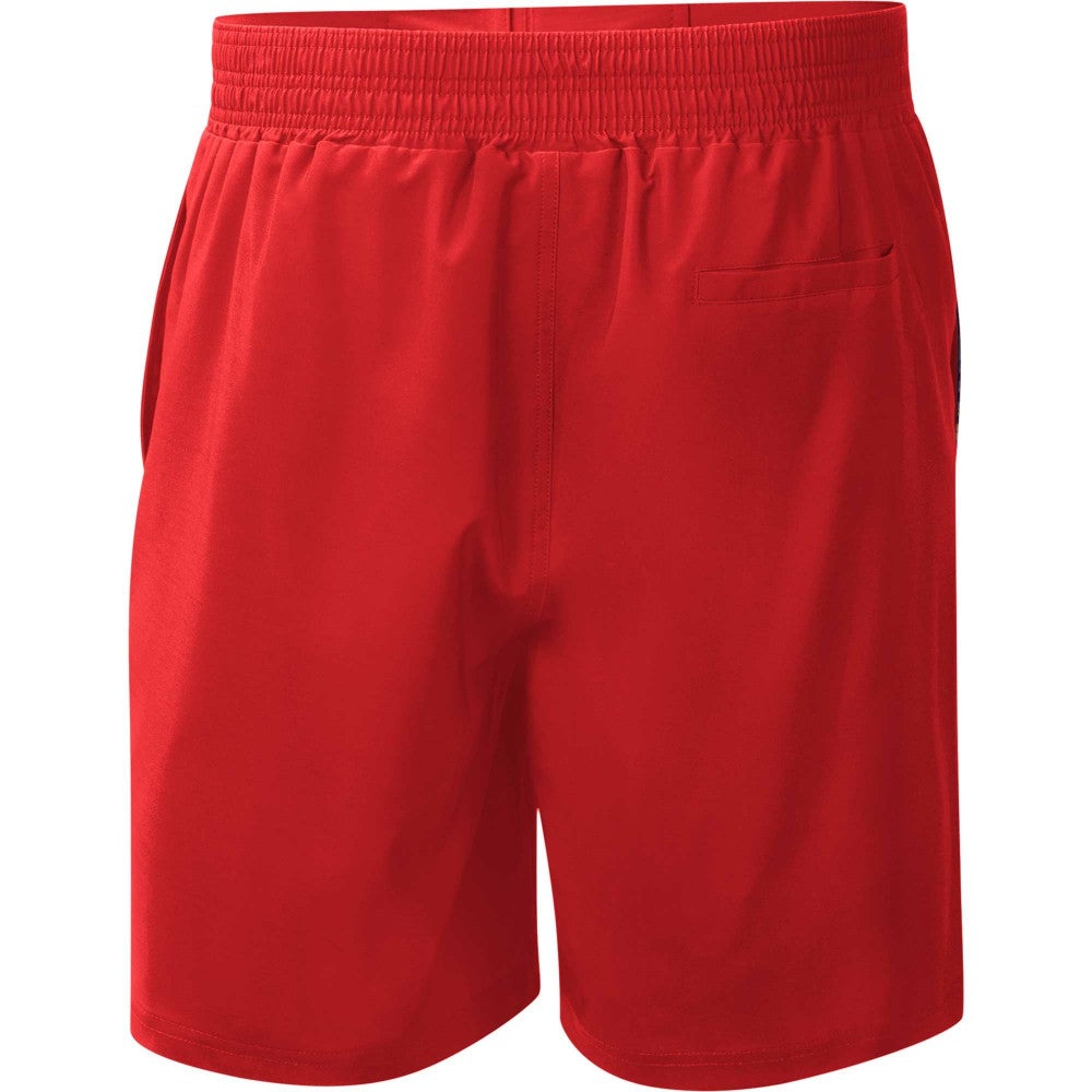 Red Los Angeles Angels G-III Sports by Carl Banks Breeze Volley Swim Shorts