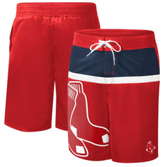 Red Boston Red Sox G-III Sports by Carl Banks Sea Wind Swim Shorts
