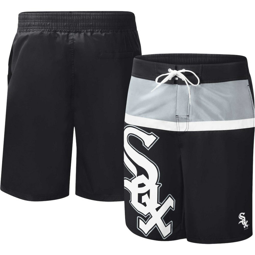 Black Chicago White Sox G-III Sports by Carl Banks Sea Wind Swim Shorts