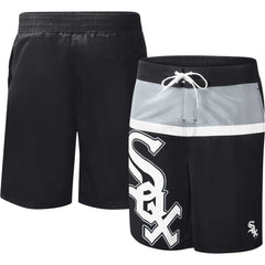 Black Chicago White Sox G-III Sports by Carl Banks Sea Wind Swim Shorts